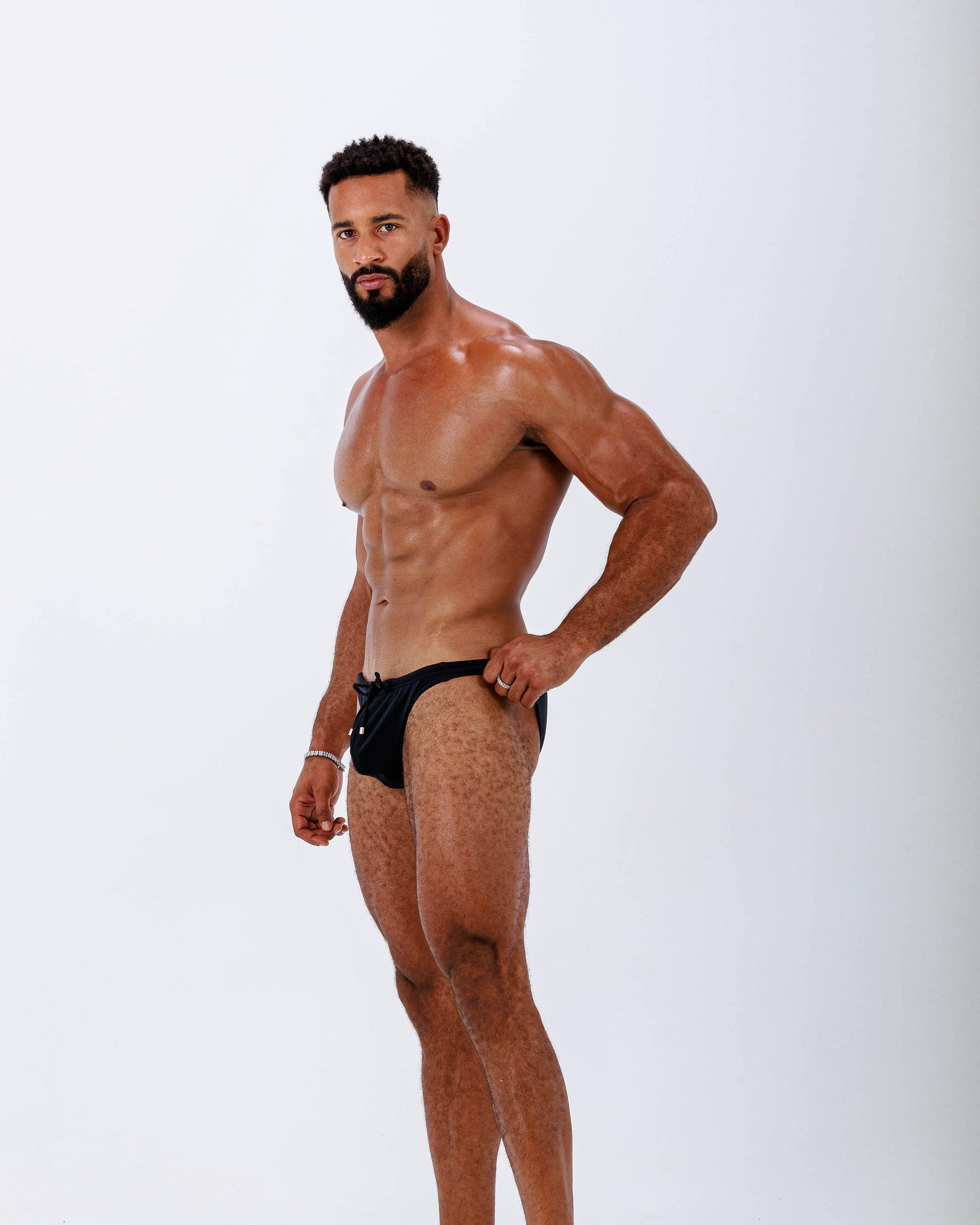 Swim Briefs: Exclusive Midnight Black